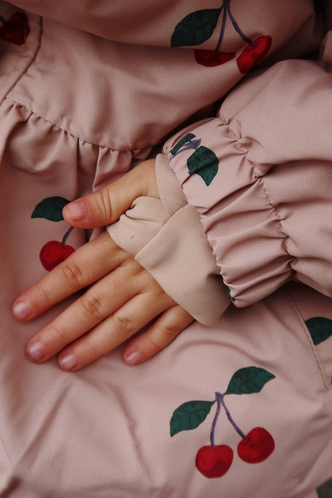 Konges Sløjd® Mismou frill esőkabát - Gande cerise - Konges Sløjd - Felsőruházat