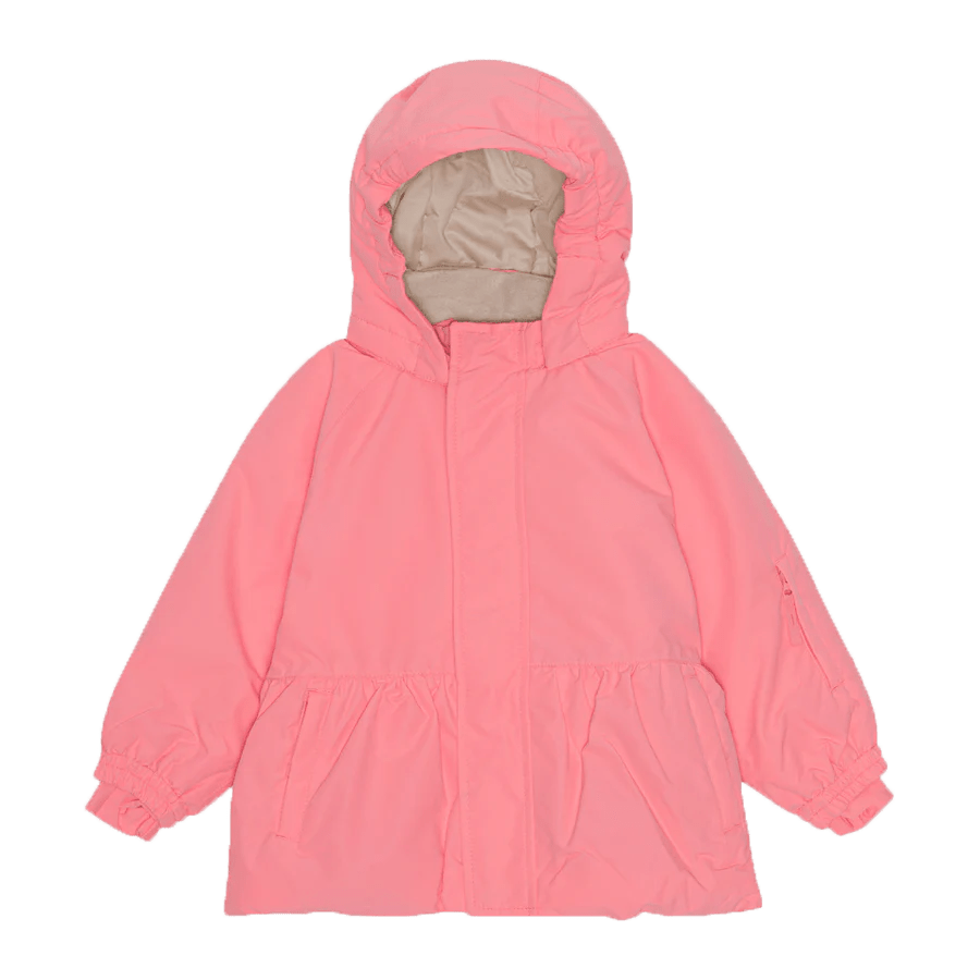 Konges Sløjd® Mismou frill télikabát - Strawberry pink - 9 - 10y - Konges Sløjd - Felsőruházat
