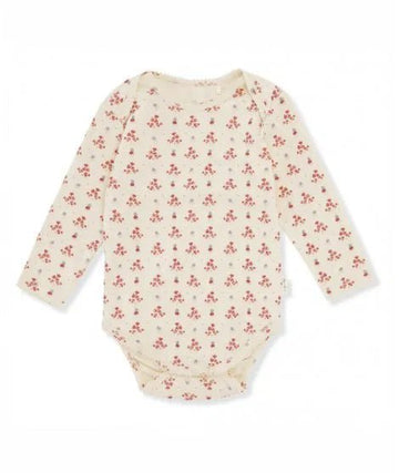 Konges Slojd® Rövidujjú body - Vintage floral red - Konges Sløjd - Body