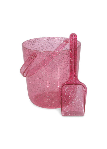 Konges Sløjd® Strand vödör és lapát - Sparkling pink - Konges Sløjd - Vízijátékok - OduStore