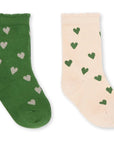 Konges Sløjd® Szívecske mintás zokni szett - Konges Sløjd - Alsóruházat