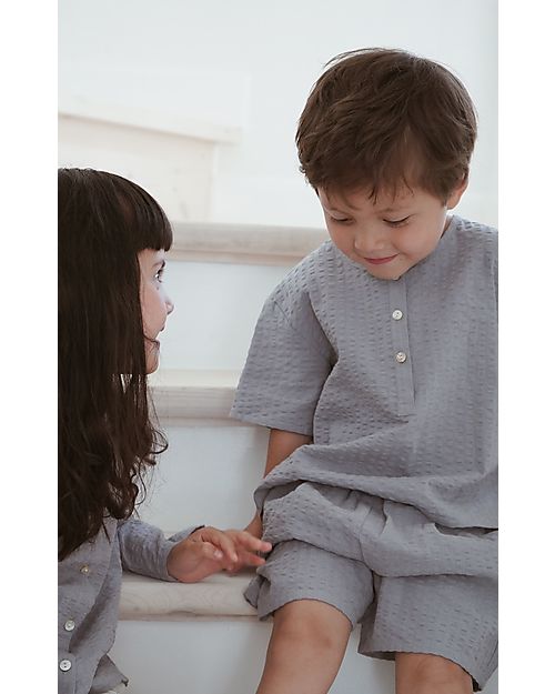 Konges Sløjd Ace ls shirt - Blue 18m