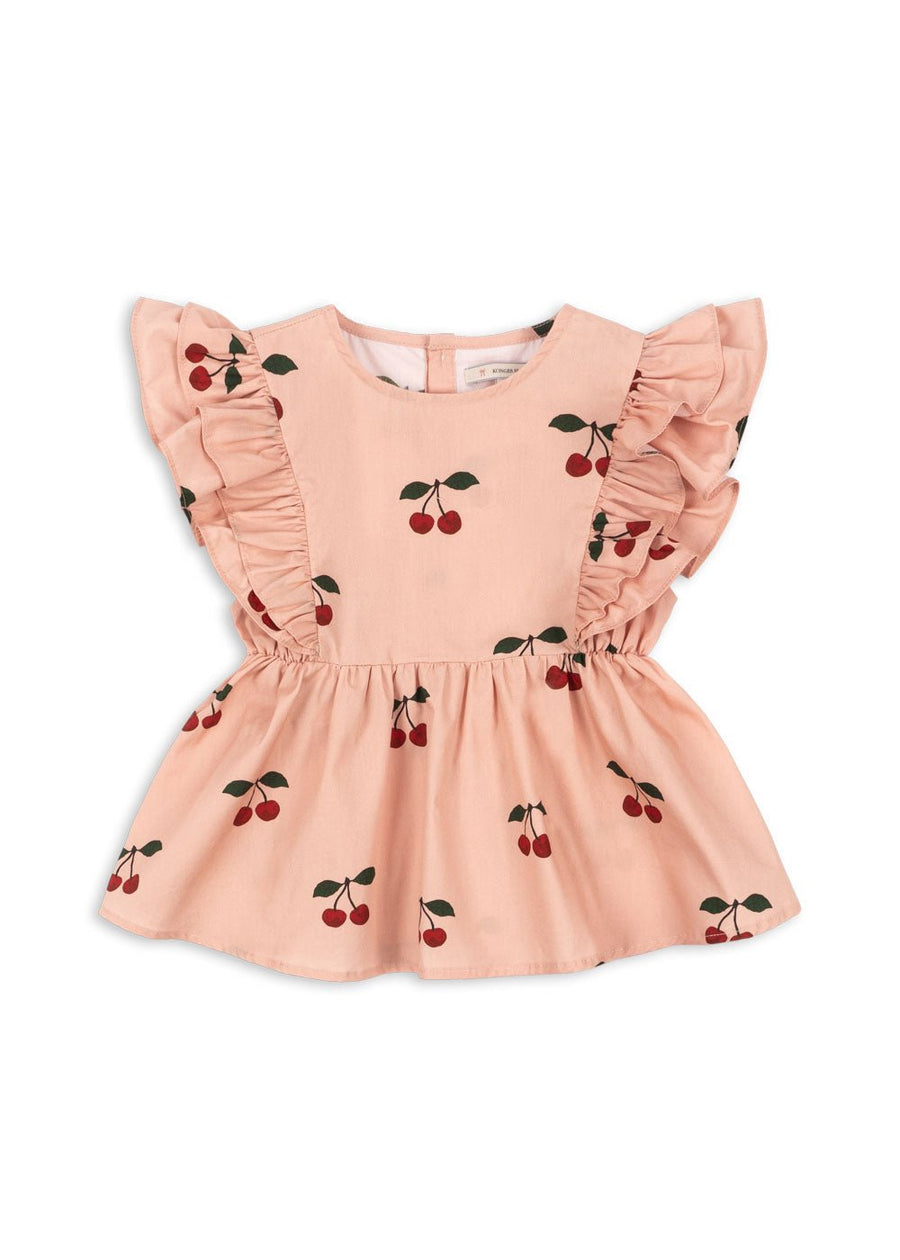 Konges Sløjd® Verbena felső - Ma grande cerise blush - Konges Sløjd - Ruhák és szoknyák - OduStore