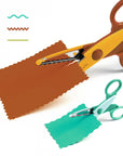 Djeco Kreatív eszközök - 3 olló: sima, cikk-cakk, hullám - My 3 Big Scissors!