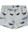 Liewood® Aiden mintás fürdőnadrág - Whales/Cloud blue - Liewood - Nyári kellékek - OduStore