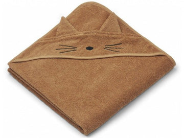 Liewood® Albert Hooded Törölköző - Cat/almond - OduStore - Textil - Liewood