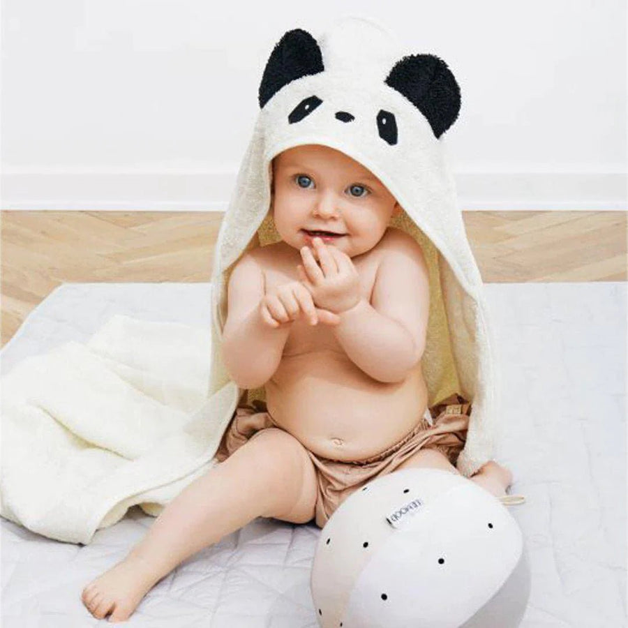 Liewood® Albert™ Hooded Törölköző - Panda creme de la creme - OduStore - Textil - Liewood