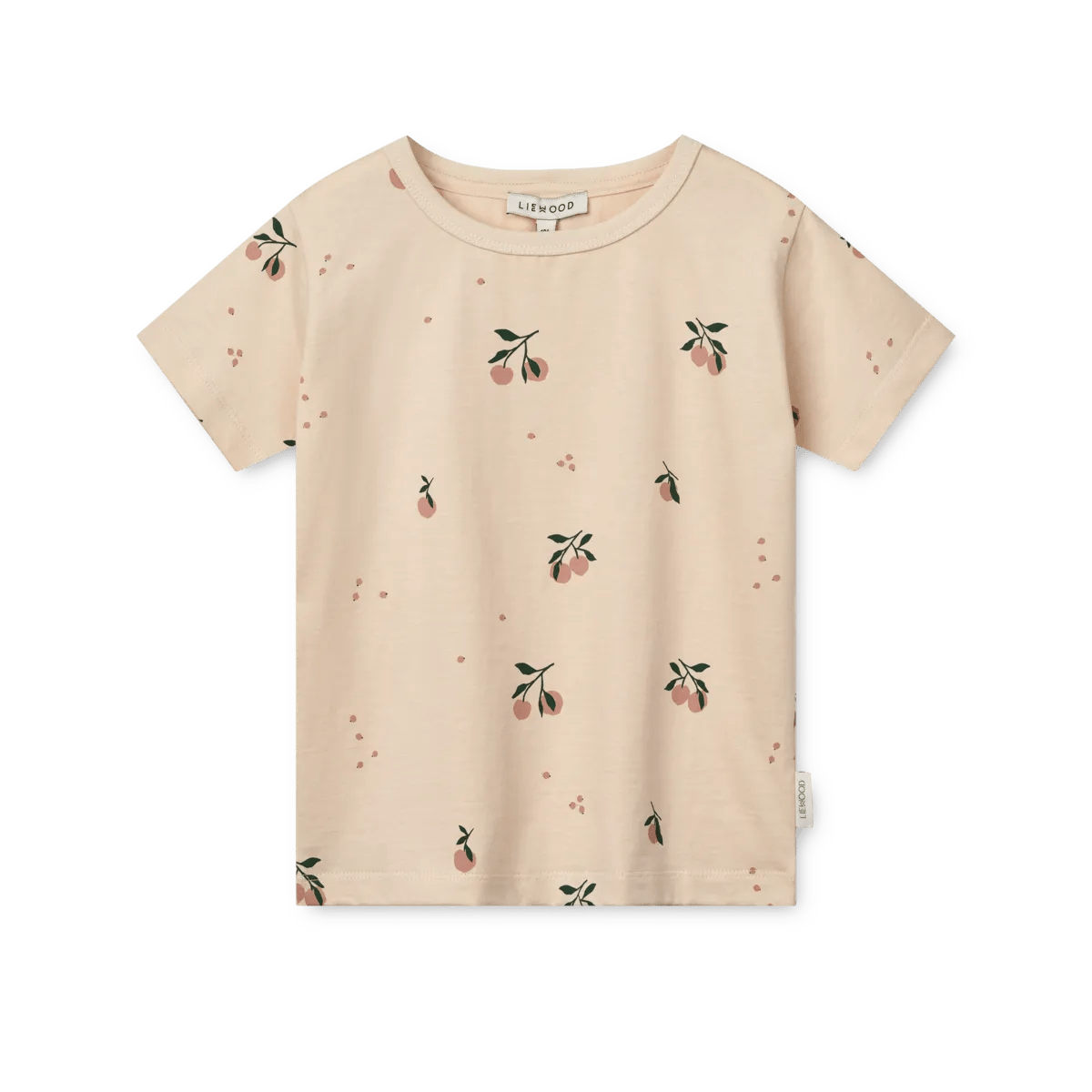 Liewood® Apia Placement rövid ujjú póló - Peach / Sea shell - Liewood - Pólók, ingek - OduStore