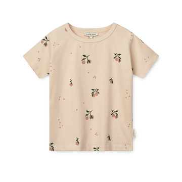 Liewood® Apia Placement rövid ujjú póló - Peach / Sea shell - Liewood - Pólók, ingek - OduStore