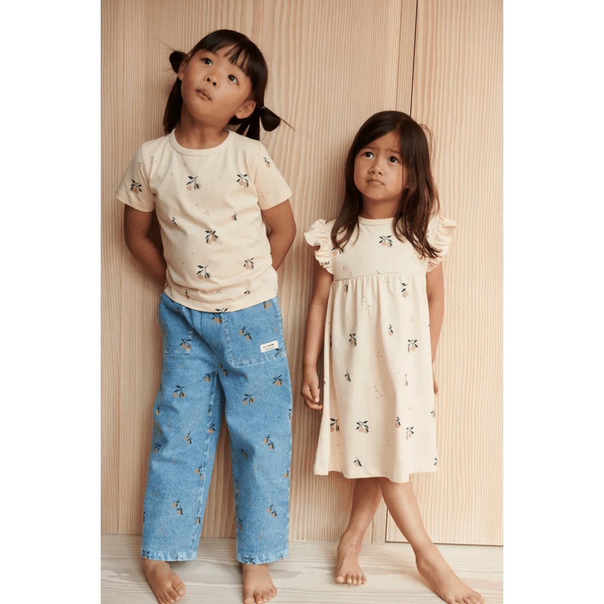 Liewood® Apia Placement rövid ujjú póló - Peach / Sea shell - Liewood - Pólók, ingek - OduStore