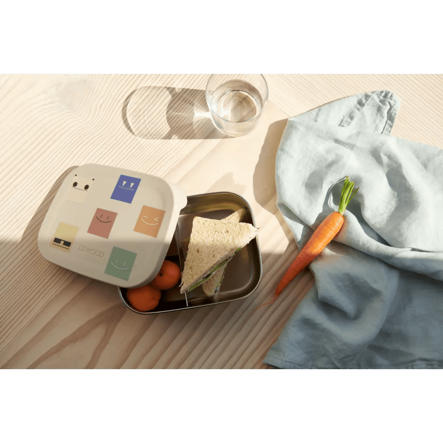 Liewood® Arthur Printed Lunchbox - Smiley / Sandy - Liewood - Uzsonnás doboz - OduStore