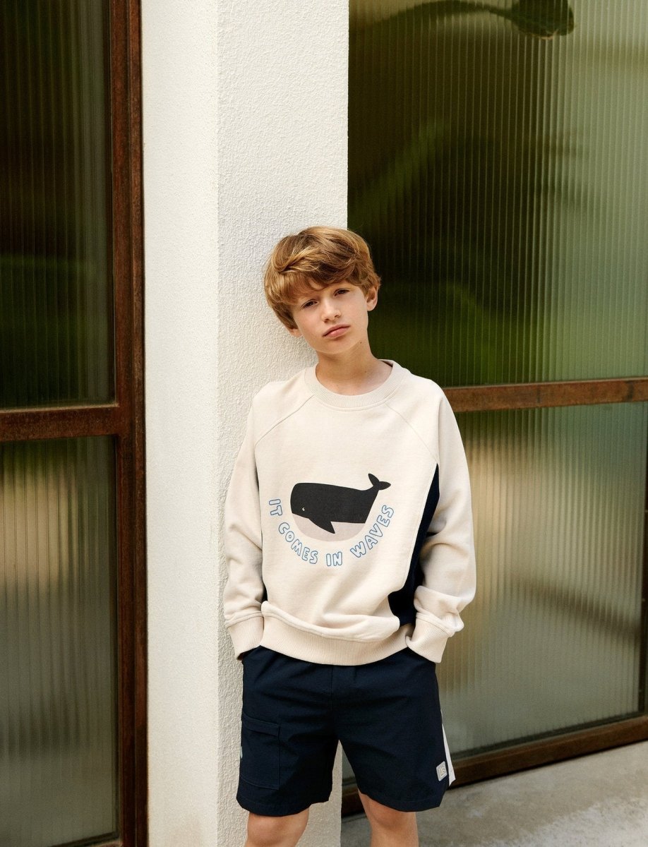 Liewood Aude pulóver It comes in - Waves / Sandy - Liewood - Felsők és pulóverek