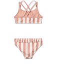 Liewood Belle csíkos bikini - Coral blush / Creme de la creme stripe - Liewood - Nyári kellékek