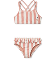 Liewood Belle csíkos bikini - Coral blush / Creme de la creme stripe - Liewood - Nyári kellékek