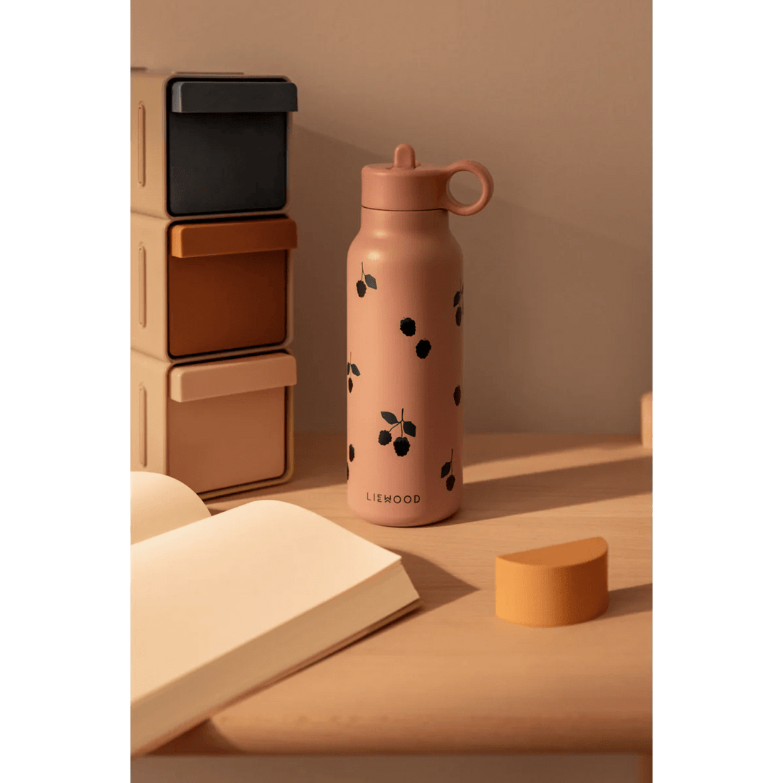 Liewood® Falk Kulacs 350 ml - Berry / Pale Tuscany - Liewood - Kulacs - OduStore