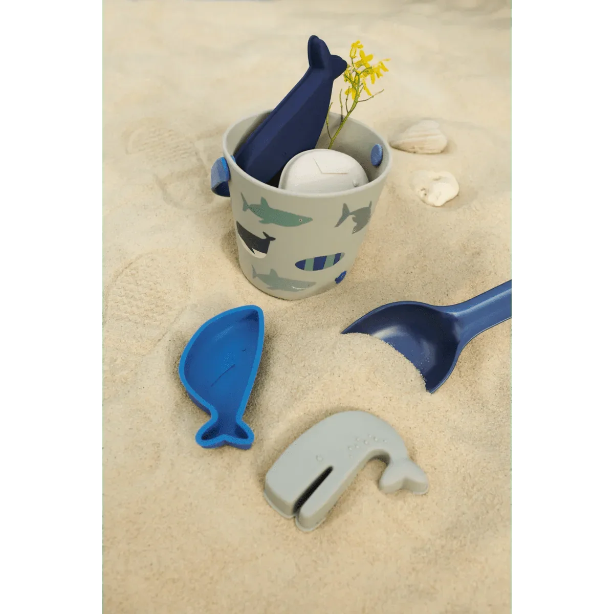 Liewood Gilma homokozószett - Shark / Dove blue - Liewood - Nyári kellékek