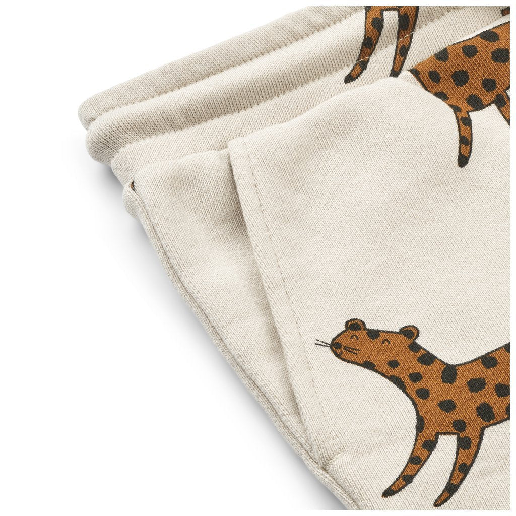 Liewood® Gram Printed szabadidő nadrág - Leopard / Sandy - 10 y - Liewood - Nadrágok és Rövidnadrágok