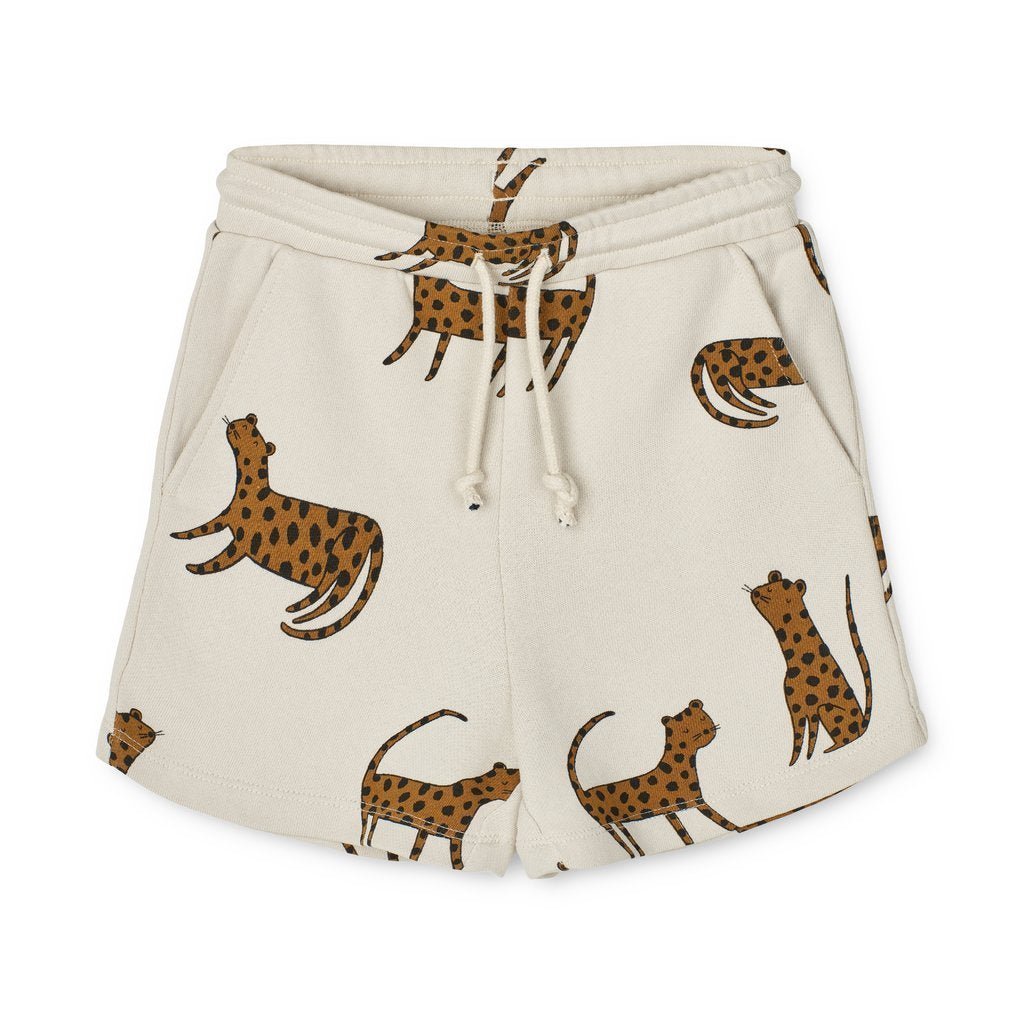 Liewood® Gram Printed szabadidő nadrág - Leopard / Sandy - 10 y - Liewood - Nadrágok és Rövidnadrágok