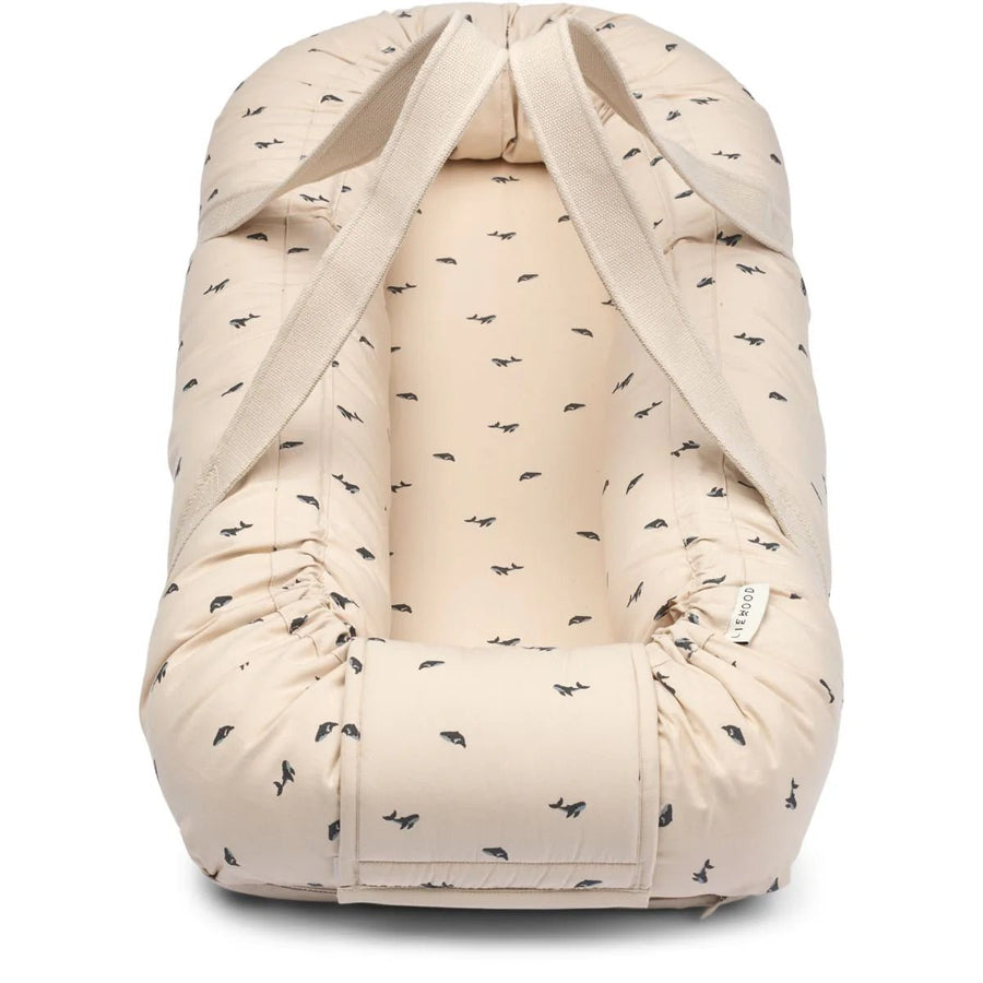 Liewood® Gro Babafészek - Mini whale / Sandy - Liewood - Ágynemű - OduStore