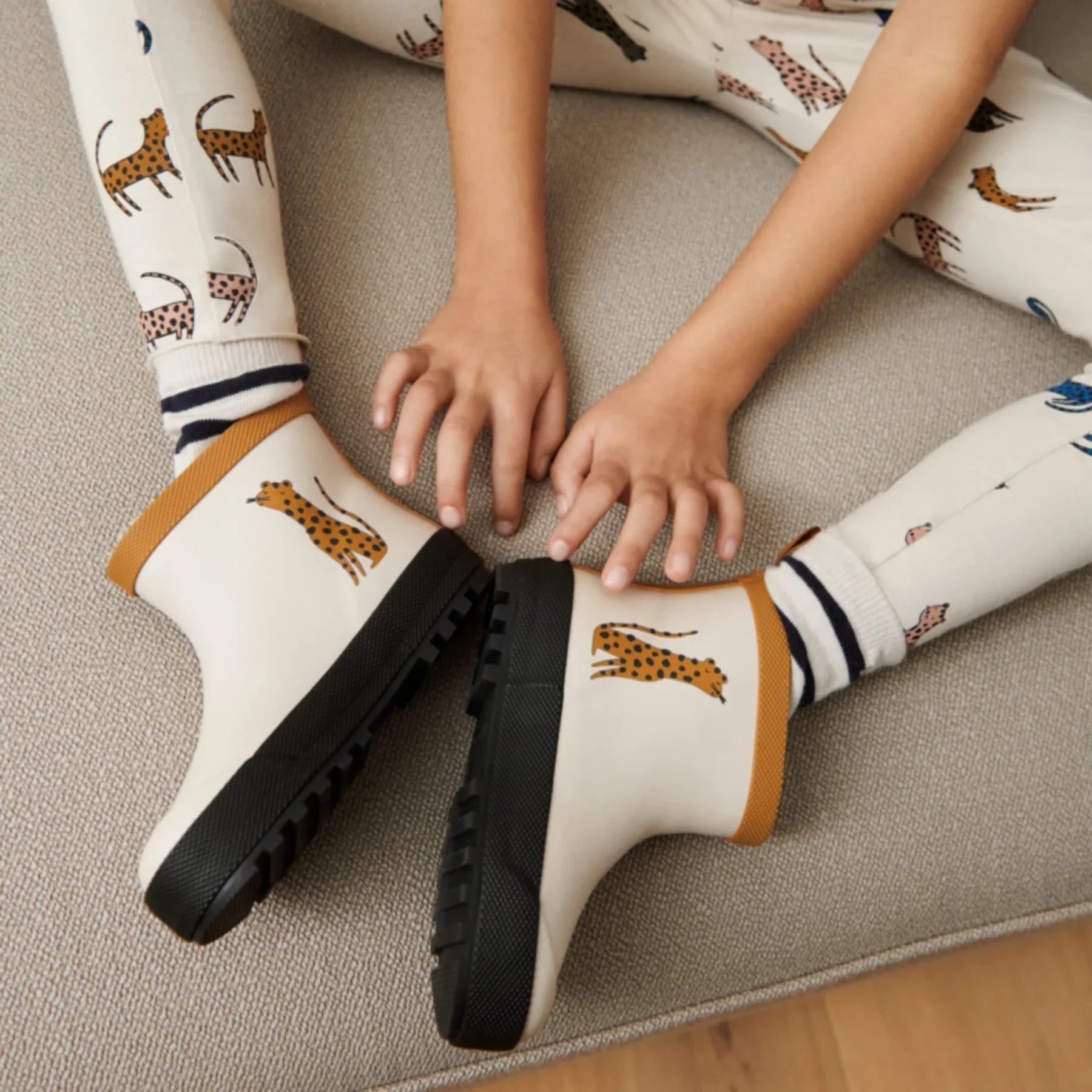 Liewood® Jesse™Leopard Sandy gumicsizma - Liewood - Lábbeli > Gumicsizma