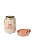 Liewood® Kiani food jar - Cats and dogs / Sandy - Liewood - Étkészlet - OduStore