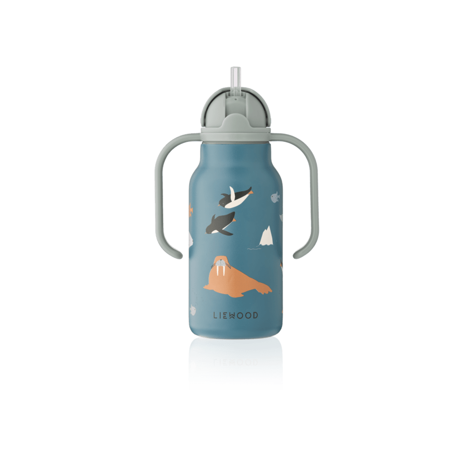 Liewood® Kimmie Kulacs 250 ml - Arctic sea / Ocean view - Liewood - Kulacs - OduStore