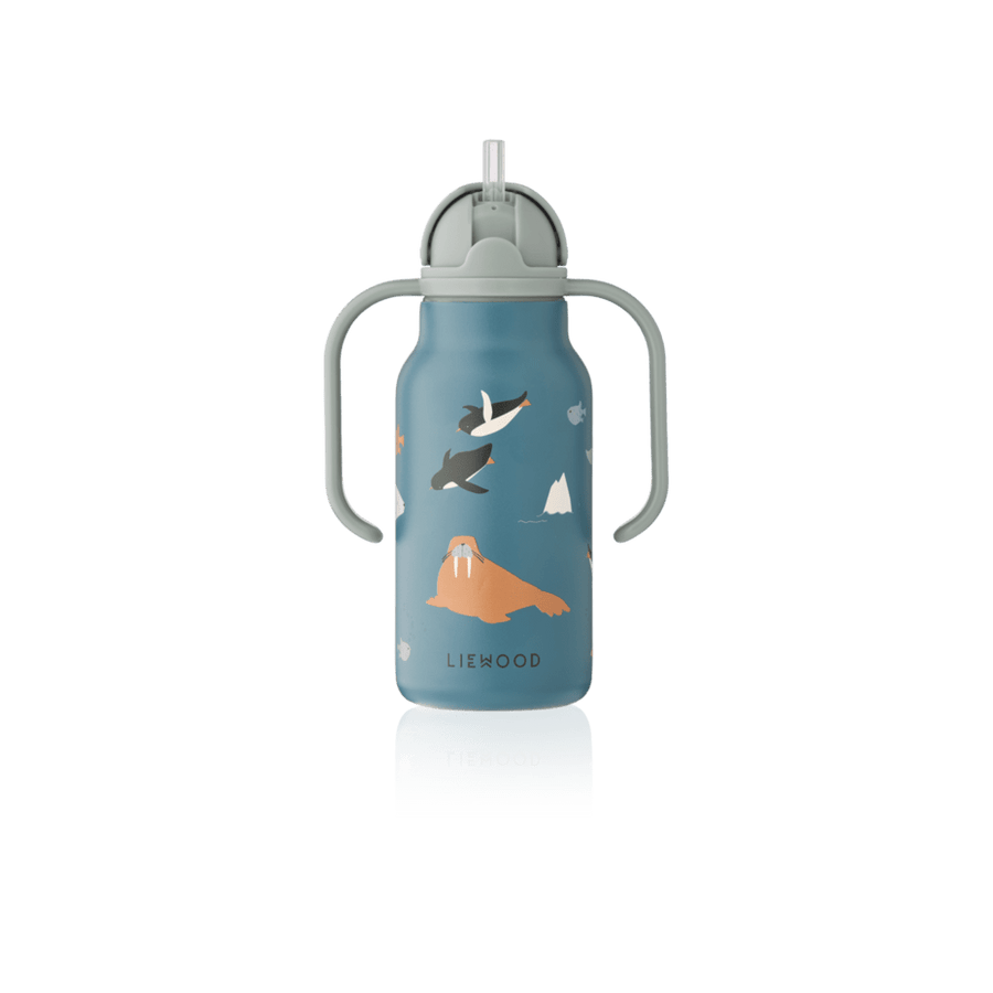 Liewood® Kimmie Kulacs 250 ml - Arctic sea / Ocean view - Liewood - Kulacs - OduStore