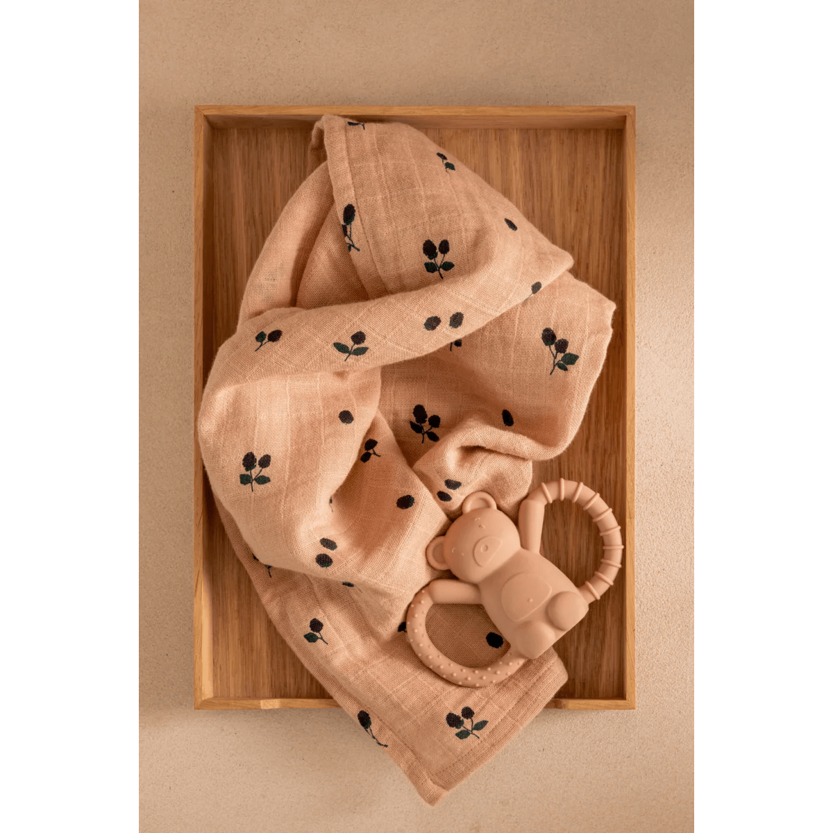 Liewood® Lewis Muslin Kendő - Mini Berry/Pale Tuscany - Liewood - Textilpelenka - OduStore