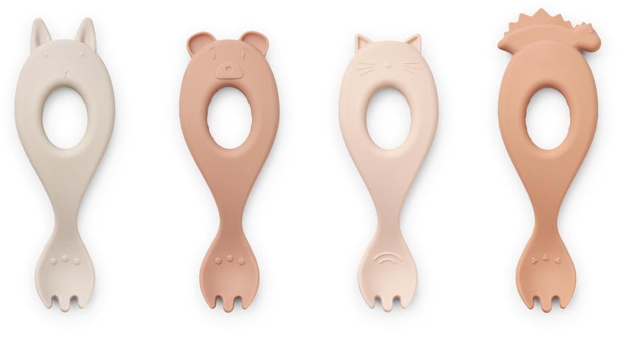 Liewood® Liva szilikon villa készlet - Rose multi mix - Liewood - Étkészlet