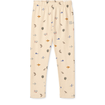 Liewood® Marie Printed leggings - Aviator / Ecru - Liewood - Nadrágok és Rövidnadrágok - OduStore