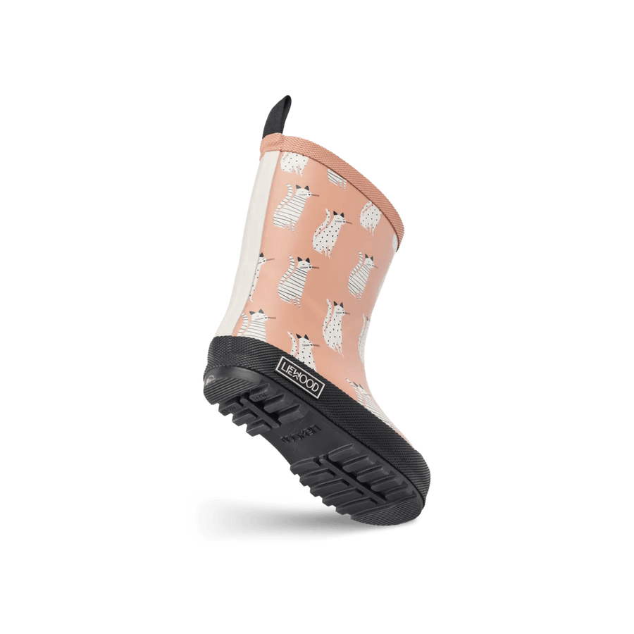 Liewood® Mason Thermo gumicsizma - Cat/Tuscany rose - Liewood - Lábbeli > Gumicsizma - OduStore