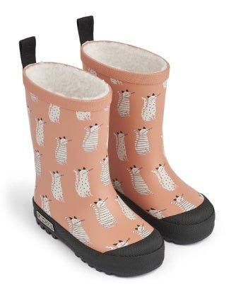 Liewood Mason Thermo gumicsizma - Cat/Tuscany rose - Liewood - Lábbeli > Gumicsizma