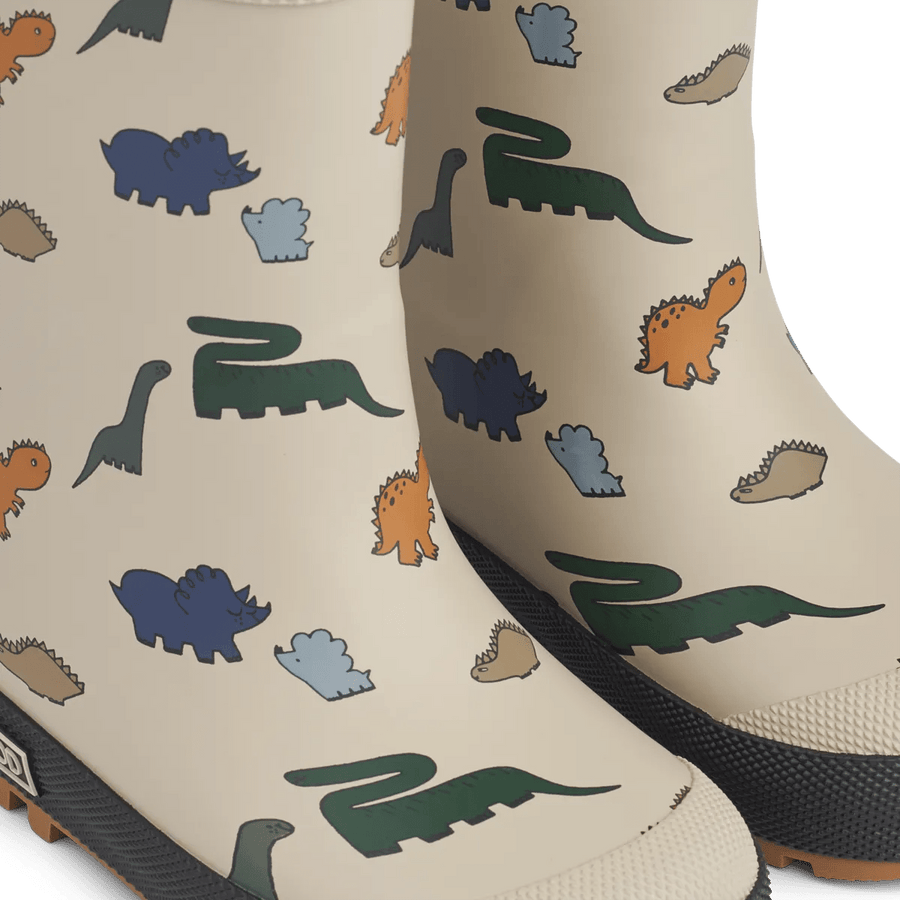 Liewood® Mason thermo gumicsizma - Dinosaurs/Mist - Liewood - Lábbeli > Gumicsizma - OduStore