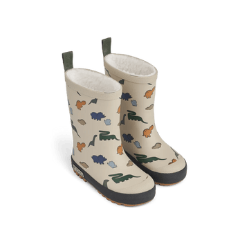 Liewood® Mason thermo gumicsizma - Dinosaurs/Mist - Liewood - Lábbeli > Gumicsizma - OduStore