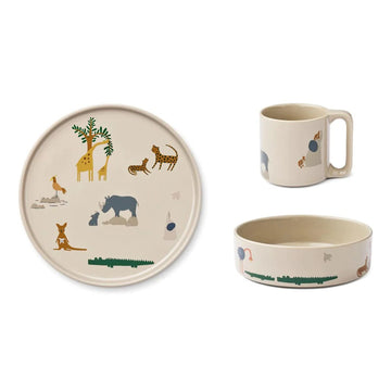 Liewood® Porcelán étkészlet safari állatok - OduStore - Étkészlet - Liewood