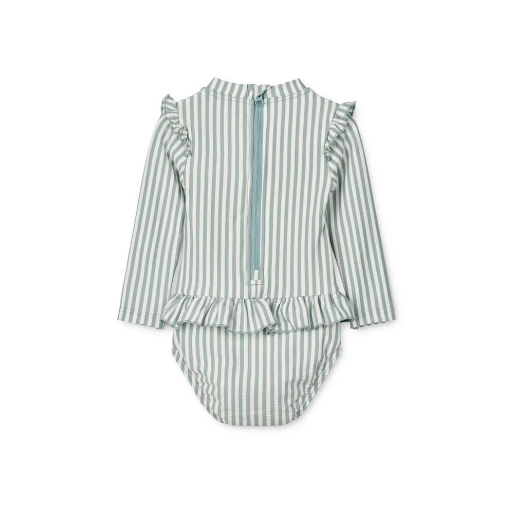 Liewood® Sille fürdőruha - Sea blue/white - Liewood - Nyári kellékek - OduStore