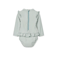 Liewood® Sille fürdőruha - Sea blue/white - Liewood - Nyári kellékek - OduStore