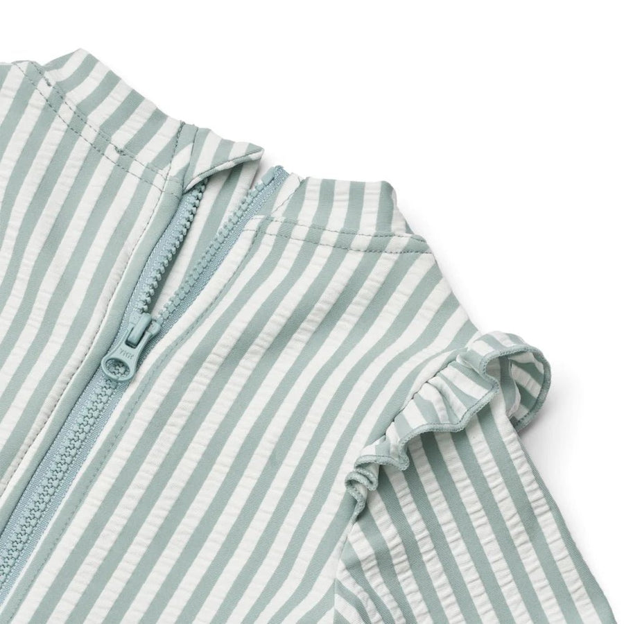 Liewood® Sille fürdőruha - Sea blue/white - Liewood - Nyári kellékek - OduStore