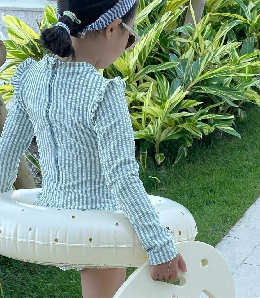 Liewood® Sille fürdőruha - Sea blue/white - Liewood - Nyári kellékek - OduStore