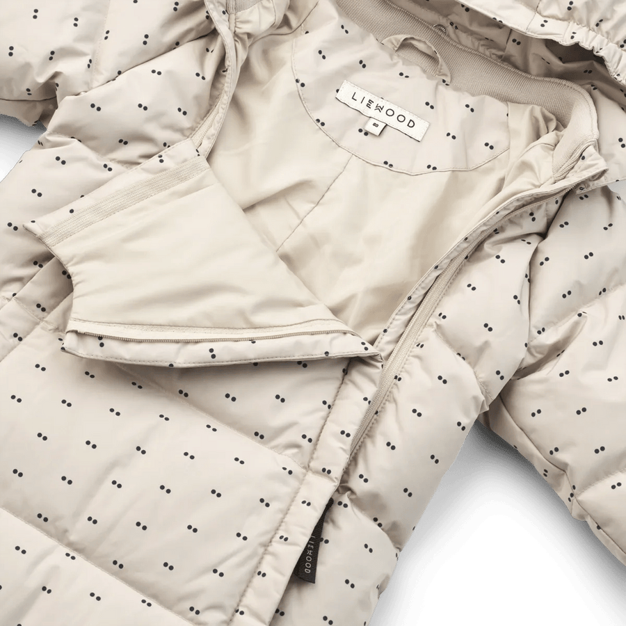 Liewood® Sylvie Baby téli overál - Double dot / SIlver lining - Liewood - Felsőruházat - OduStore