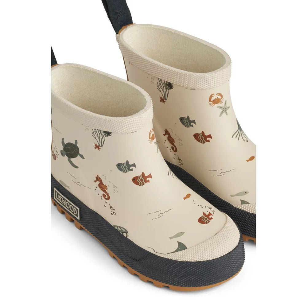 Liewood® Tekla printed gumicsizma - Sea creature/sandy - Liewood - Lábbeli > Gumicsizma - OduStore