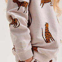 Liewood Thora Pulóver - Leopard Sandy