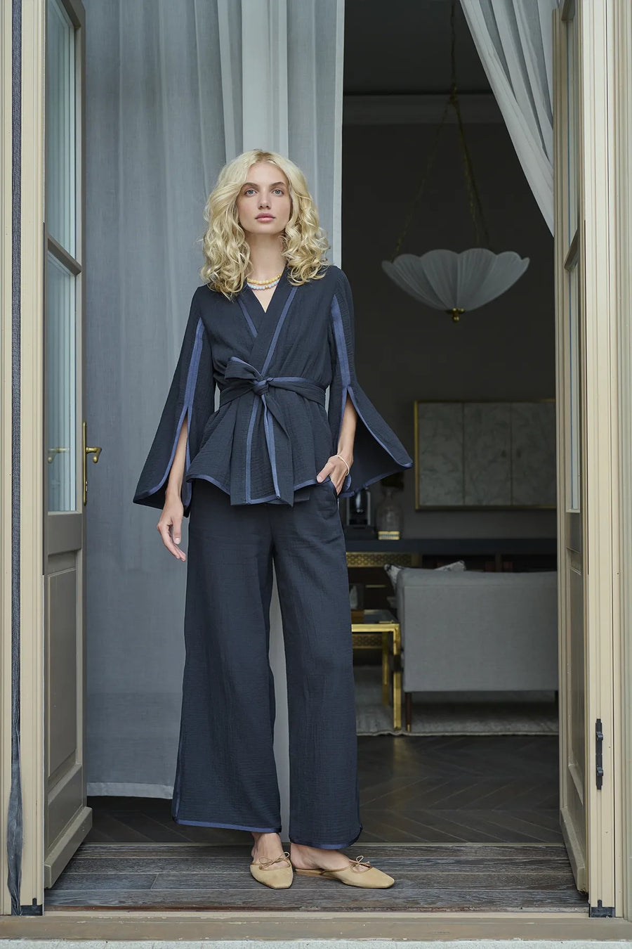 Pelso® Liget Kimono szett - Summer Night black