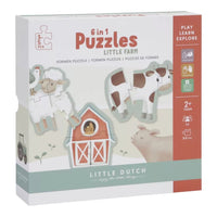 Little Dutch® 6 in 1 kirakó - Little Farm - Little Dutch - Gyerekjátékok - OduStore