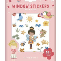Little Dutch® Ablak matrica - Rosa és barátai - Little Dutch - Kreatív - OduStore