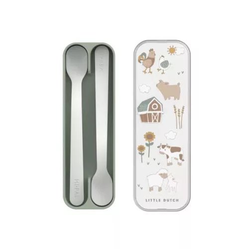 Little Dutch® Etető kanál szett (2 db) - Little Farm - Little Dutch - Étkészlet - OduStore
