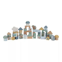 Little Dutch® Fa Építőkocka 50 db - Forest Friends - Little Dutch - Készségfejlesztők - OduStore