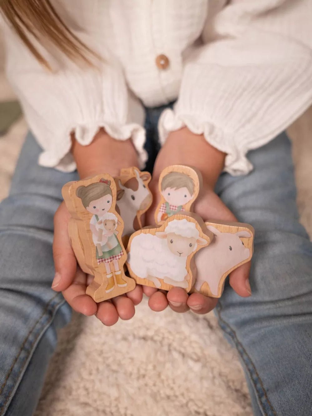 Little Dutch® Fa játékvonat sínpályával - Little Farm - Little Dutch - Gyerekjátékok - OduStore