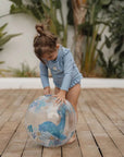 Little Dutch® Felfújható 3D strandlabda - Ocean Dreams kék - Little Dutch - Nyári kellékek - OduStore