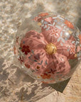 Little Dutch® Felfújható 3D strandlabda - Pink Flowers - Little Dutch - Nyári kellékek - OduStore